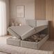 Continental double bed Santorini, 120x200, Klasyczny, Boucle, 1, Bonell Premium, Bez toppera
