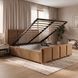 Upholstered double bed, Split, 90x200, Klasyczny, Boucle, 1, Stelaż drewniany