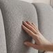 Ł&oacute;żko tapicerowane, dwuosobowe, Teneryfa, 90x200, Klasyczny, Boucle, 1, Stelaż drewniany